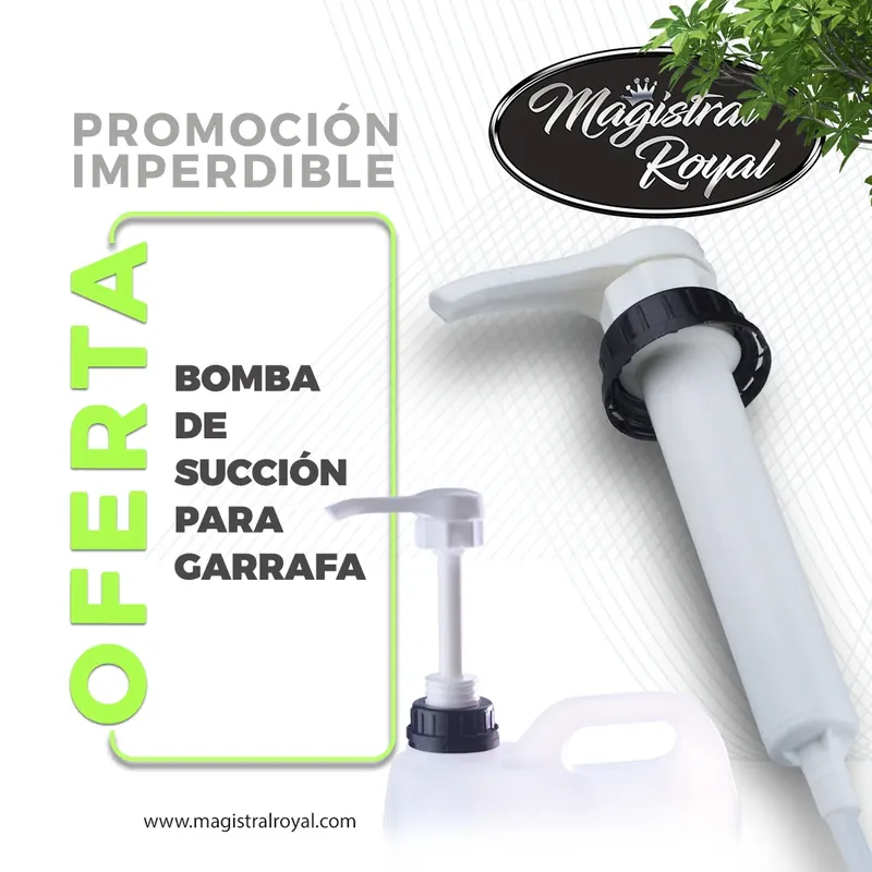 Bomba de succión para garrafa Magistral Royal